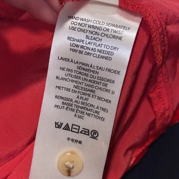 Anthropologie Top | Anthropologie Pilcro Velvet Button down top | red - Picture 6 of 6